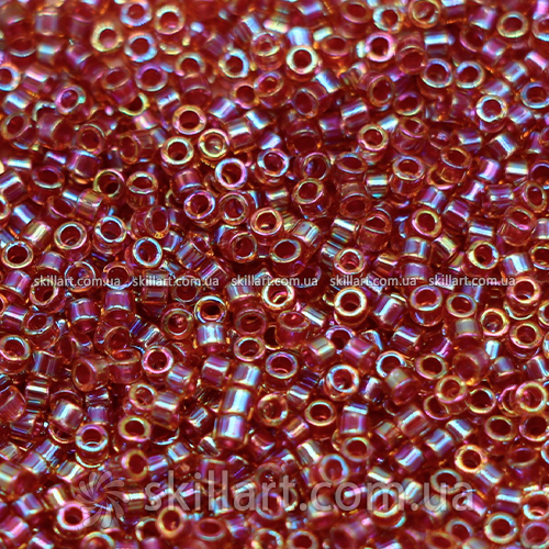 Бисер DB-88 Miyuki Delica Beads 11/0 (радужный, розовый)